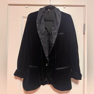 FREE PEOPLE VELVET BLAZER